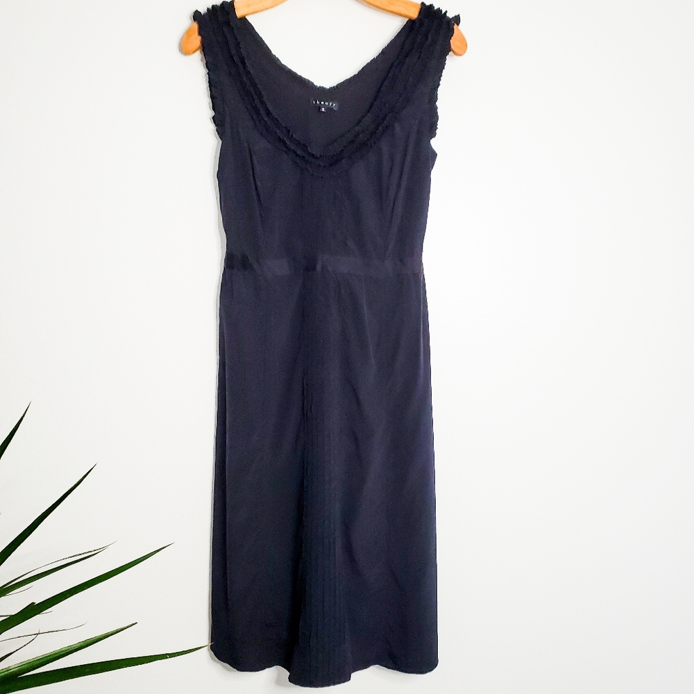 Theory Sleeveless Black Dress